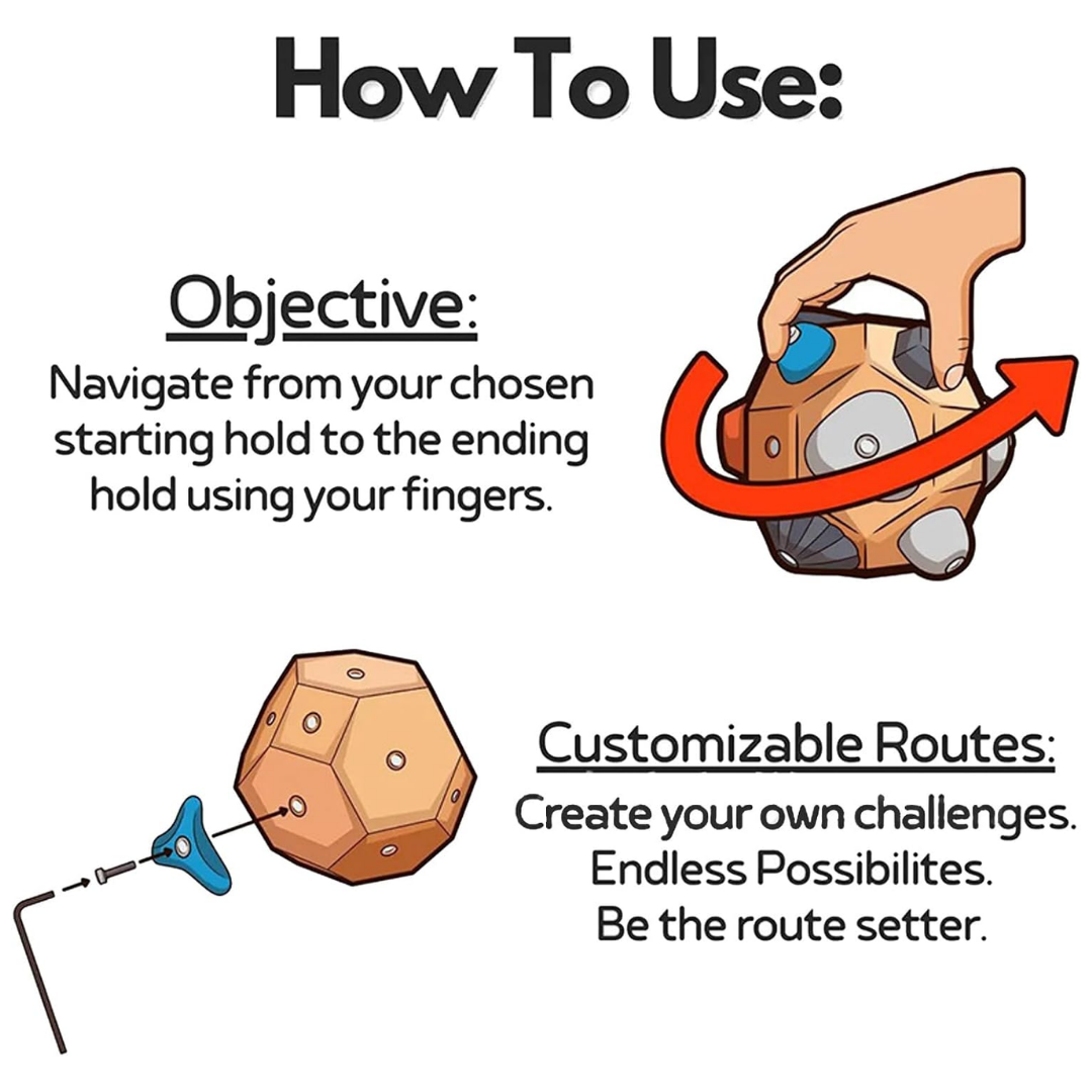 Handcrafted Climbing Block